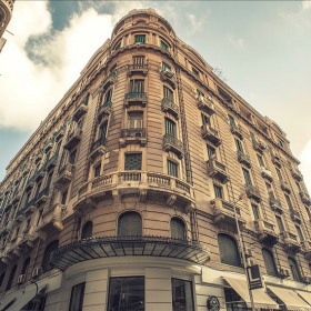 Interior of 52 Fouad Street, Avierino Building, Downtown Alexandria. Click for details.