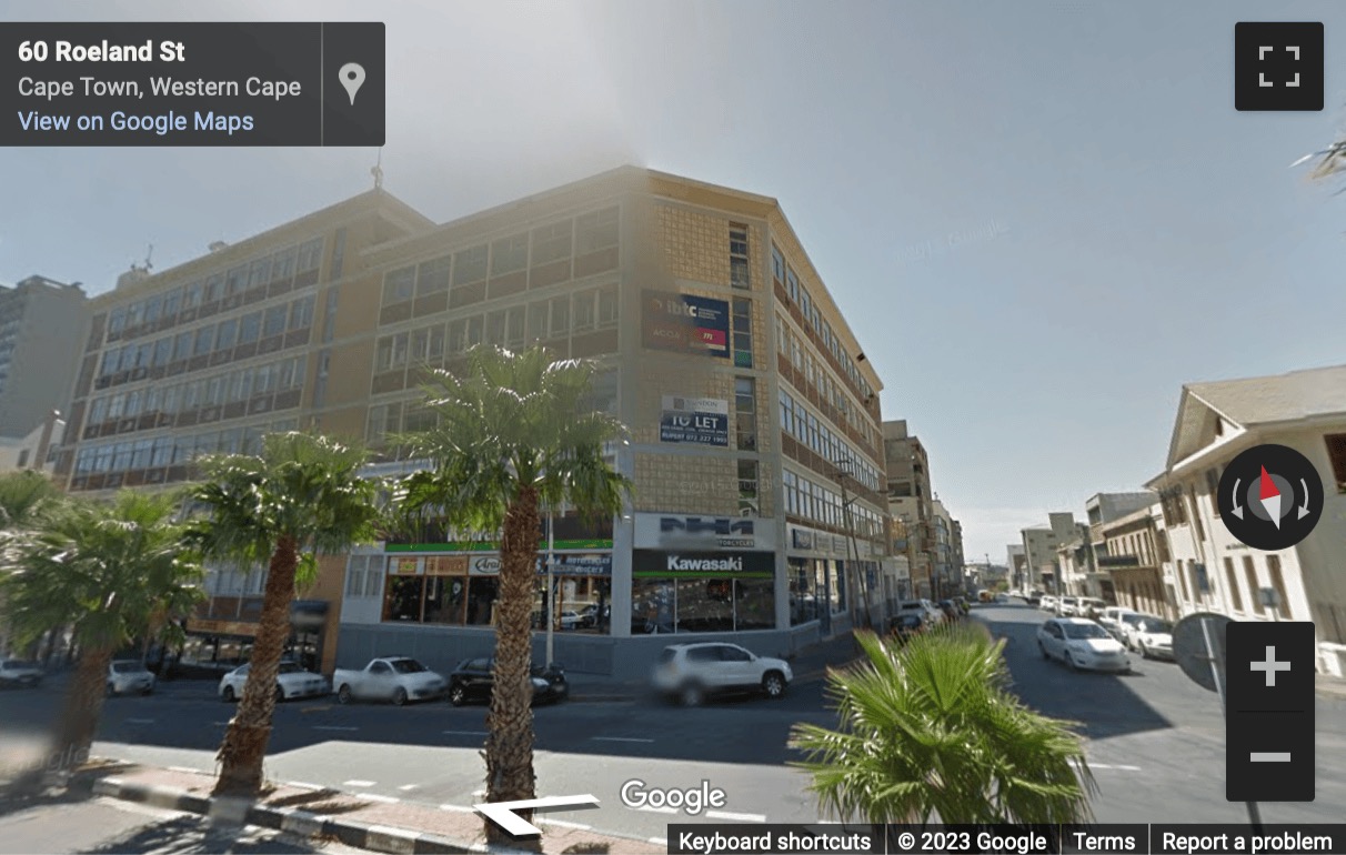 Street View image of 62 Roeland Street, Gardens - Just 15 minutes from Cape Town Airport