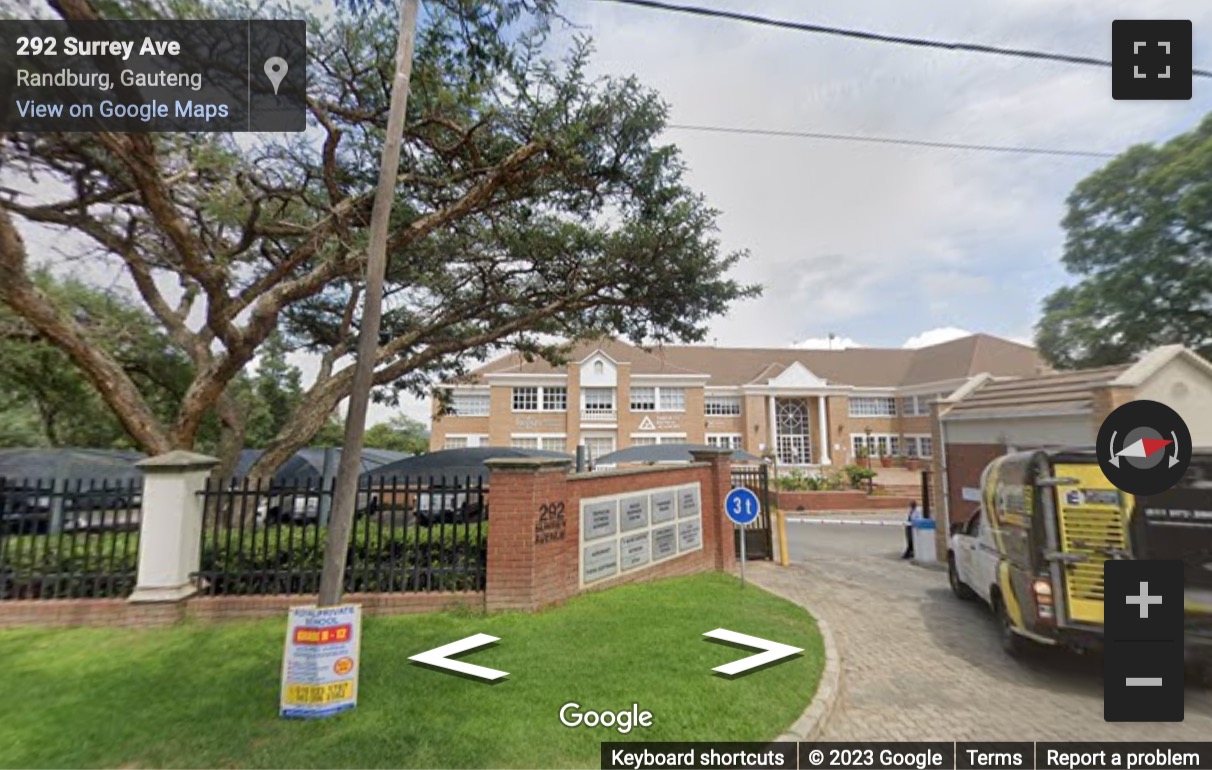 Street View image of 292 Surrey Avenue, Randburg, Johannesburg, South Africa