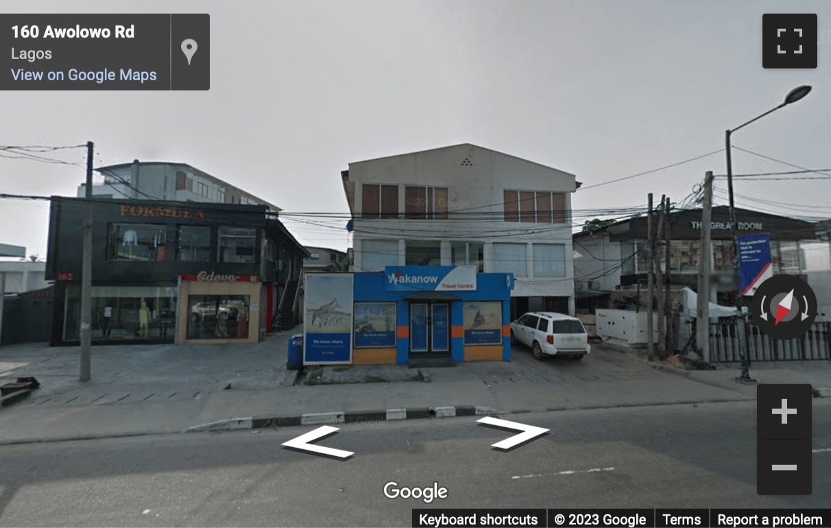 Street View image of 160, Awolowo Road, Ikoyi, Lagos, Nigeria