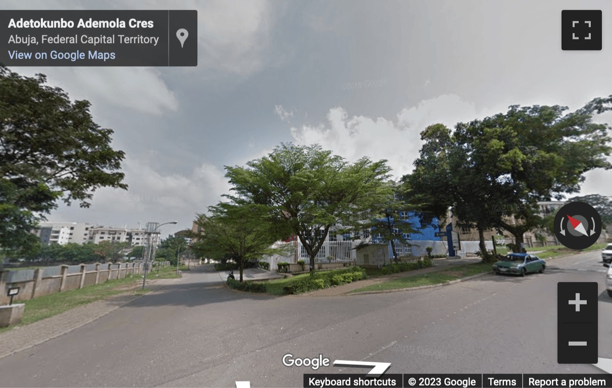 Street View image of 167 Adetokumbo Ademola Crescent, Wuse 2, Abuja