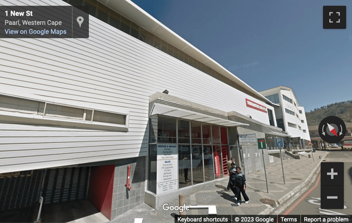 Street View image of 1 New Street (2nd Floor), Paarl, Cape Town