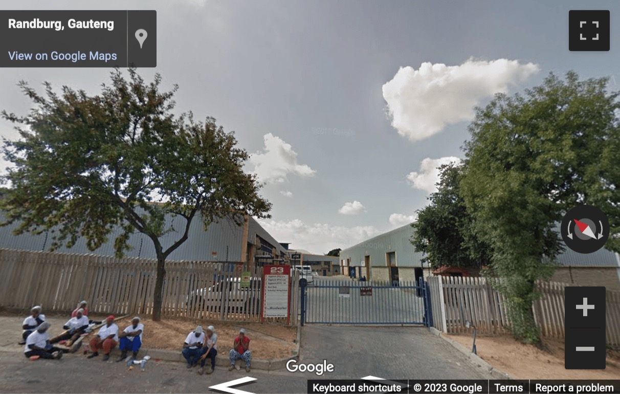 Street View image of 23 Staal Street, Johannesburg