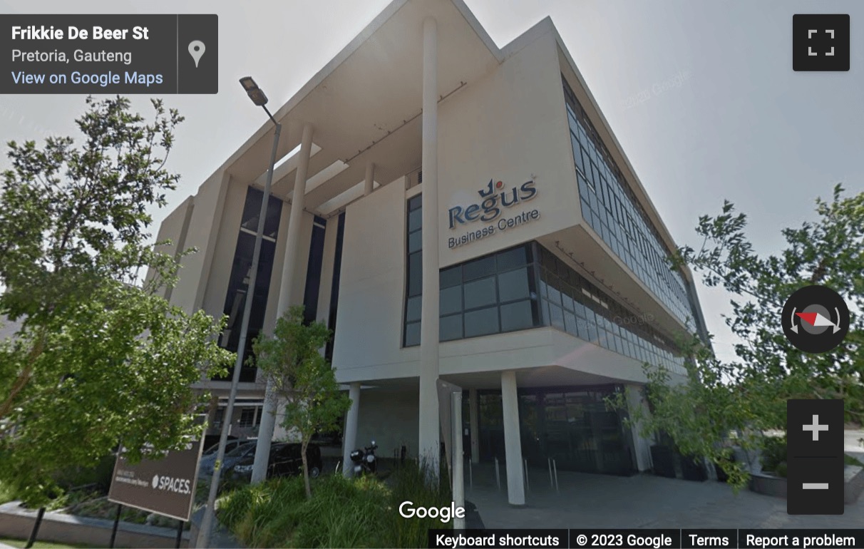 Street View image of 210 Amarand Aveune, Pegasus Building 1, Waterkloof Glen ext 2, Pretoria