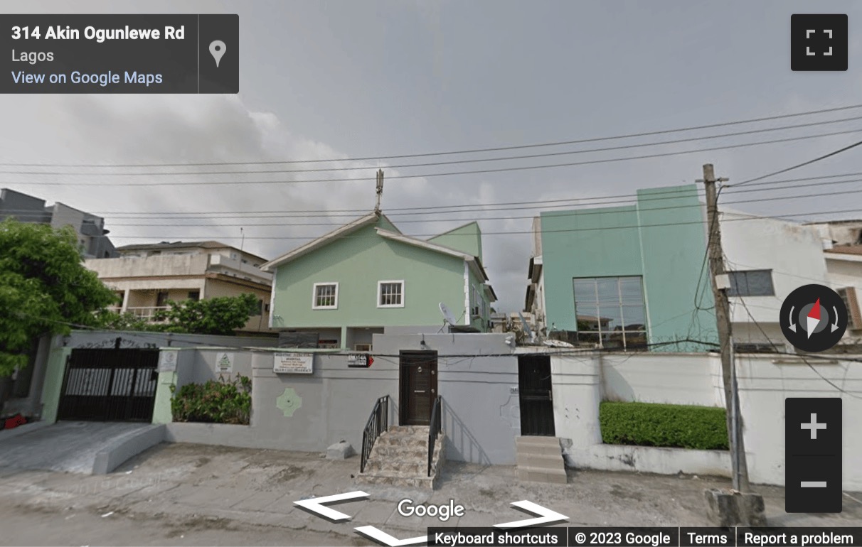 Street View image of 315B Akin Ogunlewe Street, Victoria Island, Lagos