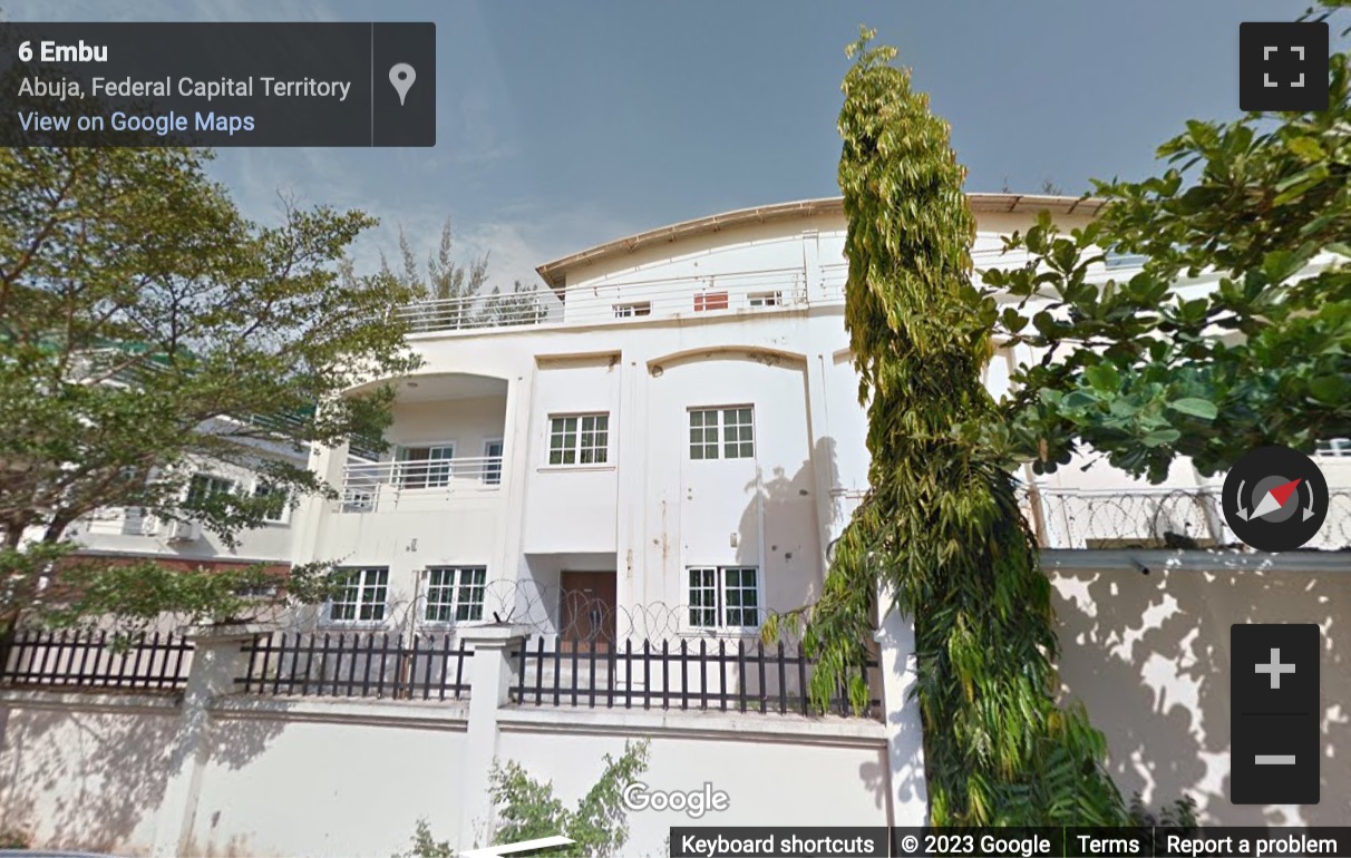 Street View image of 6A Embu Street, Off Aminu Kano Crescent, Wuse 2, Abuja