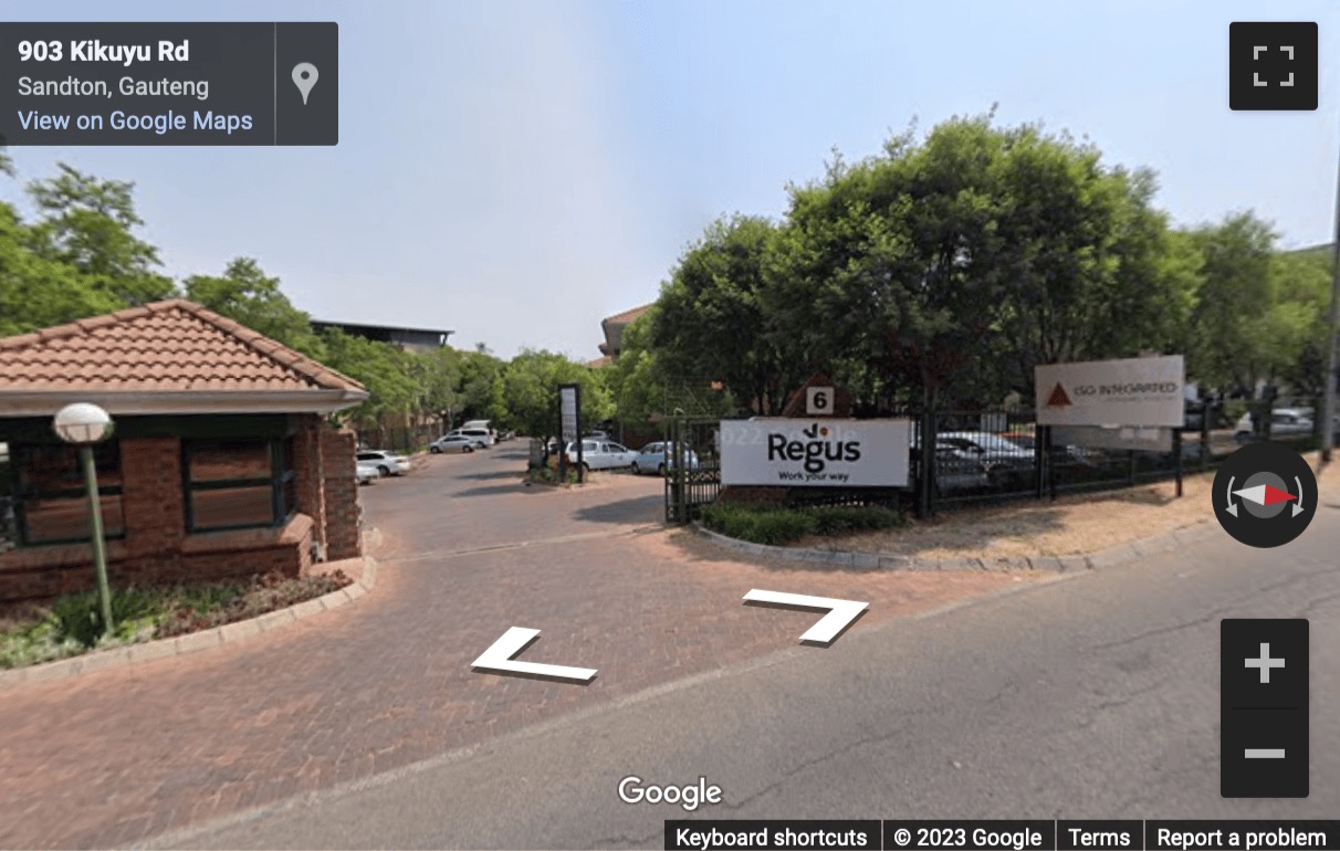 Street View image of Ground Floor West Wing, No 6 Kikuyu Road, Sunninghill Ext 56, Johannesburg