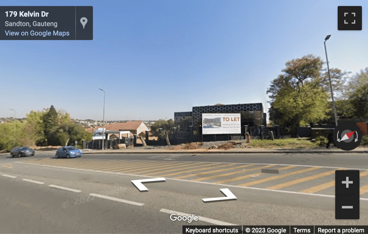 Street View image of 138 Kelvin Drive, Sandton