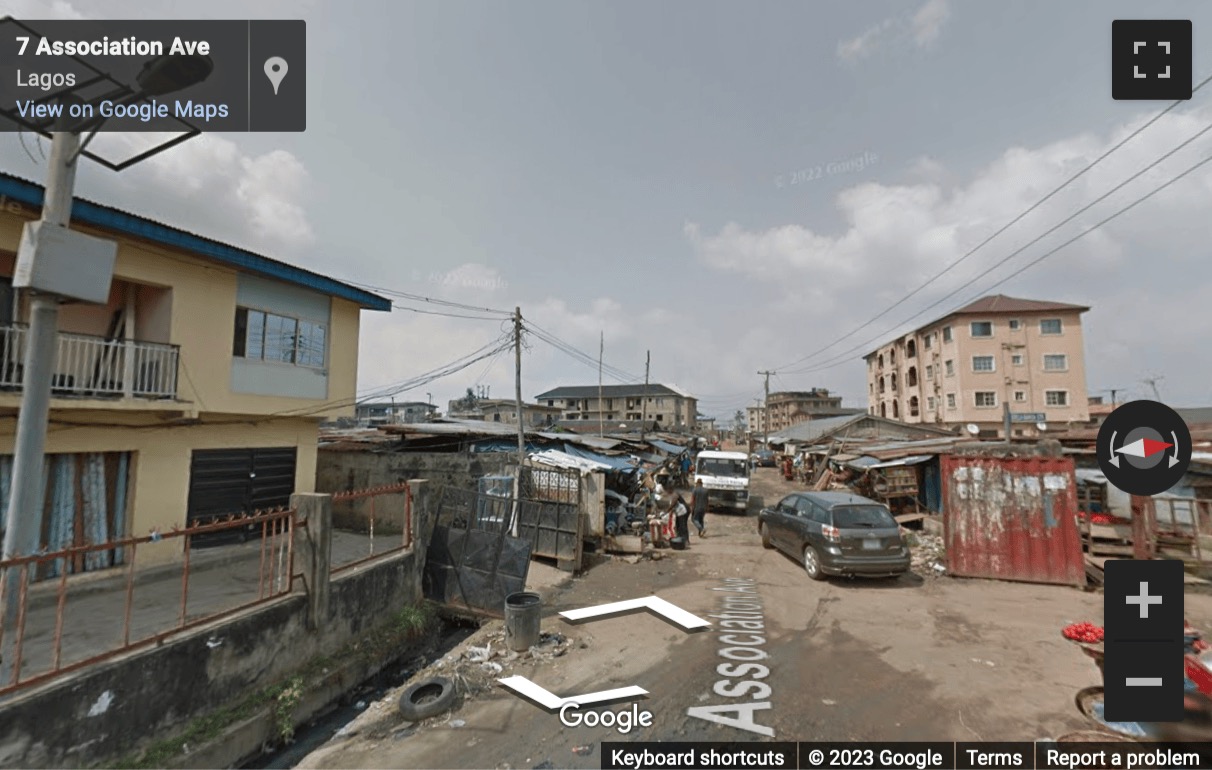 Street View image of 26 Animashaun Street, Off Bode Thomas, Lagos