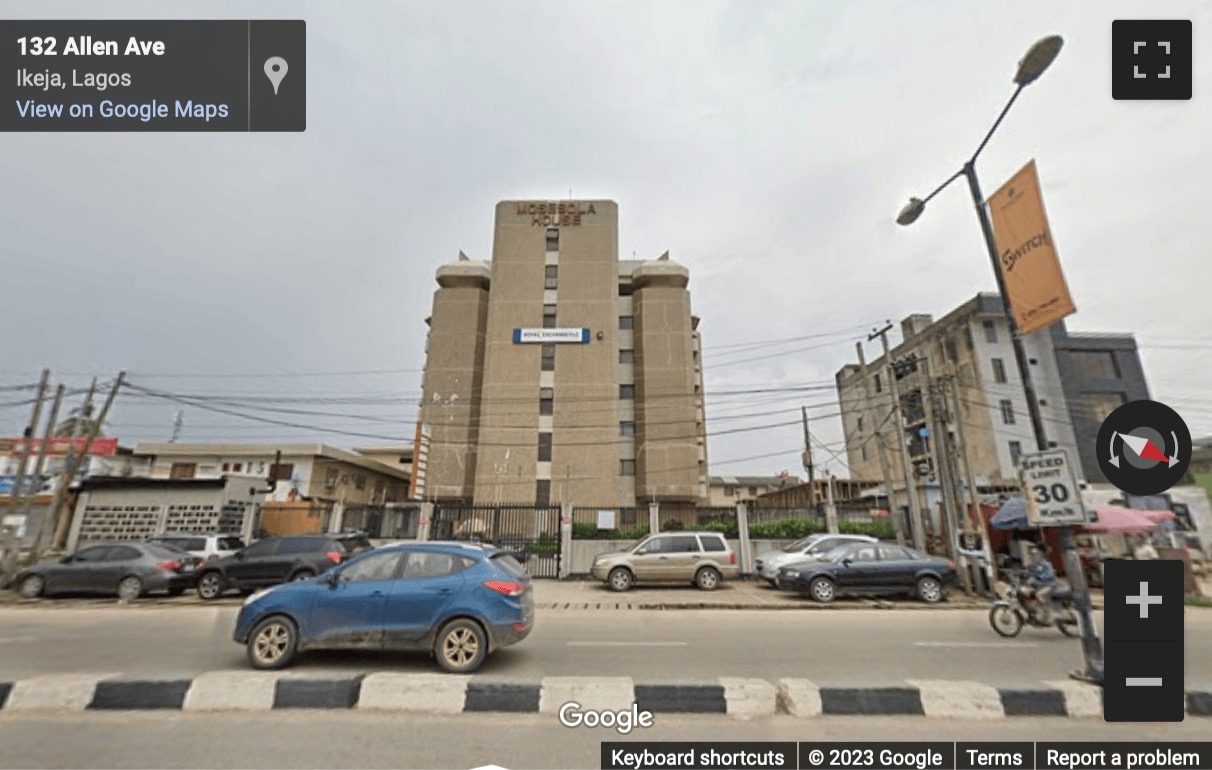 Street View image of Mosesola House, 103 Allen Avenue, Ground Floor, Ikeja